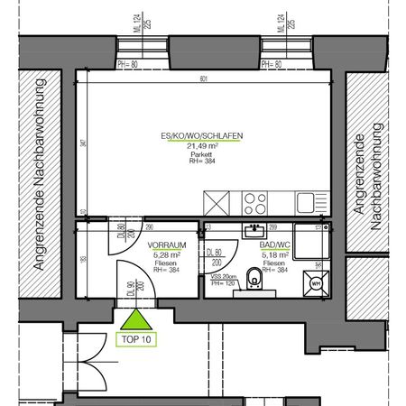 Singlewohnung in zentraler Lage - Provisionsfrei! - Foto 3