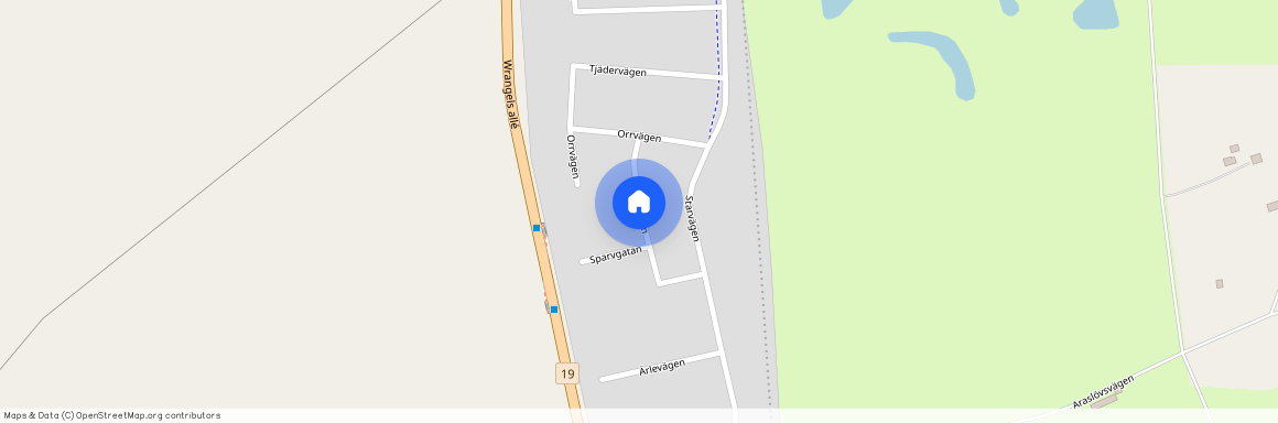 Sparvgatan, Färlöv