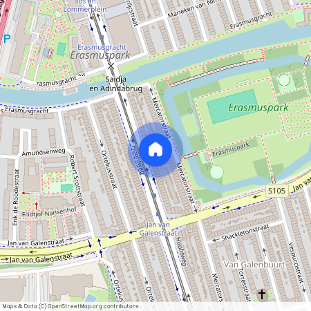 Erasmuspark, 1056 DK, Hondiusstraat, Amsterdam