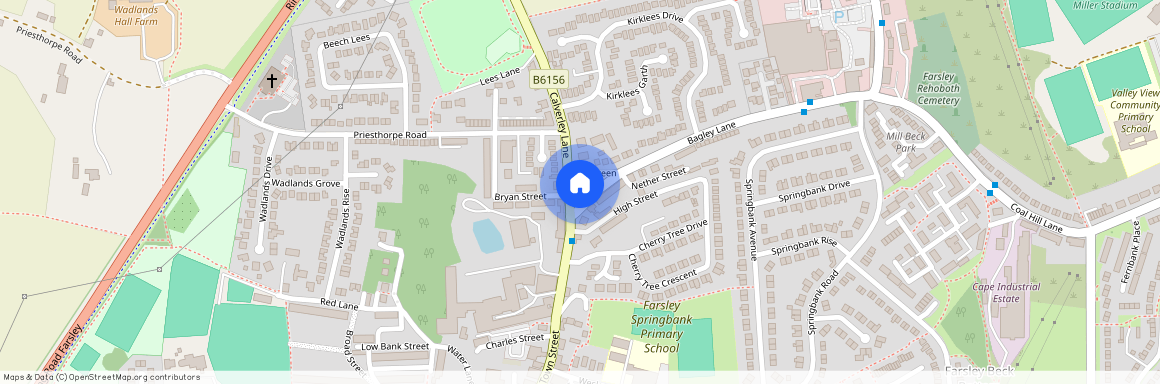 Bryan Street, Farsley, Pudsey, West Yorkshire, UK, LS28