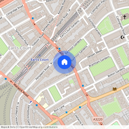 Earls Court Road, Kensington and Chelsea, London, SW5