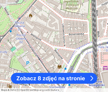 Kawalerka na poddaszu w samym centrum Krakowa -5 min od Rynku Głównego - Zdjęcie 1