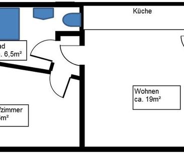 2 Raum-Wohnung mit Aufzug - Photo 2