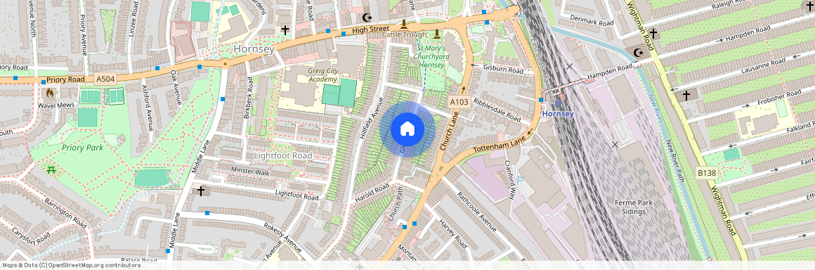 Glebe Road London N8, London, N8