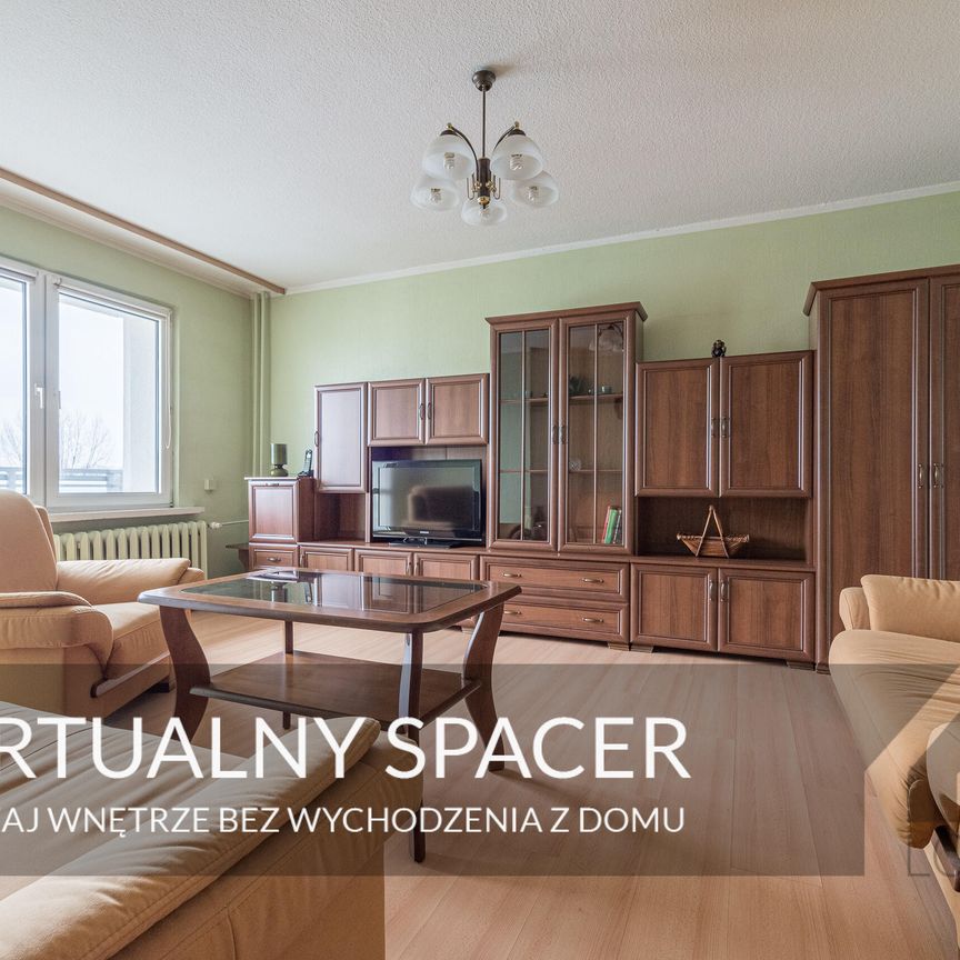 Duże i wyposażone mieszkanie dwupokojowe na Stawowej w Świętochłowicach do wynajęcia | Spacer 3D - Zdjęcie 1