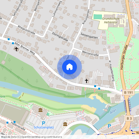 Westcellertorstraße 15A, 29221 Celle, Kreuzgarten 6, 29223 Celle