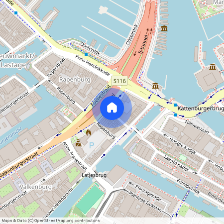 Nieuwmarkt/Lastage, 1011 TP, Foeliedwarsstraat, Amsterdam