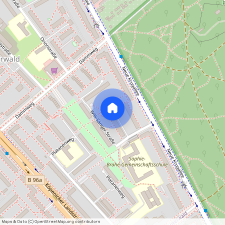 Willi Sänger Str. Plänterwald, 12437 Berlin - Treptow