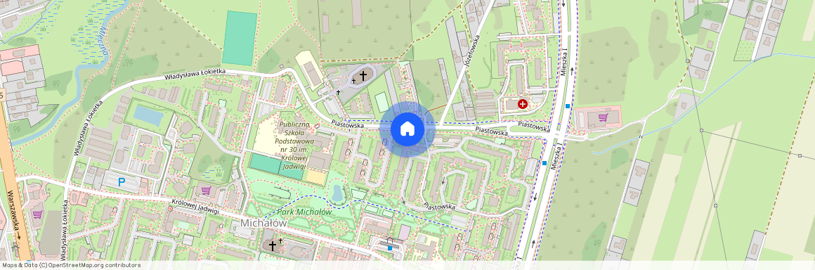 ul. Piastowska, Michałów, Radom, mazowieckie