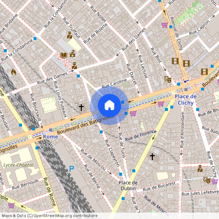 Boulevard des Batignolles PARIS 8ème, 75008, Paris