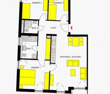 Sonnenhöfe - großzügige Familienwohnung mit EBK - Photo 5