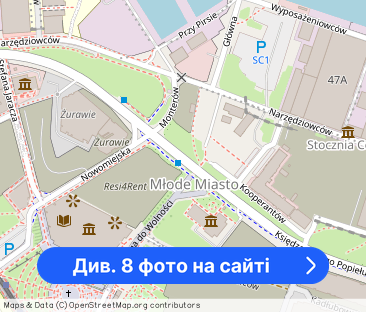 Śródmieście Doki Living, 3 pok z sauną, hala - Фото 1