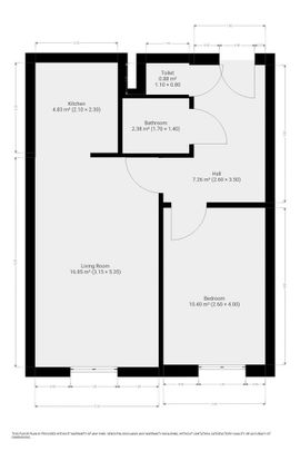 Pronájem bytu 2+kk 45 m² - Photo 1
