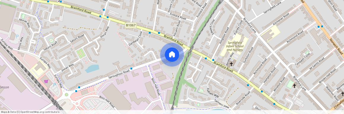 East Ipswich, Sproughton Road, IP1 5AA, Ipswich