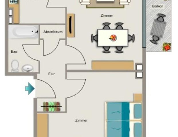 Kleine 2-Zimmer-Wohnung in Neukirchen-Vluyn Neukirchen für Sie! - Foto 1