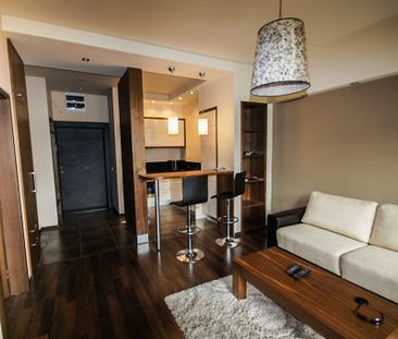 Apartament wynajem Poznań City Park Wyspiańskiego balkon - Zdjęcie 2