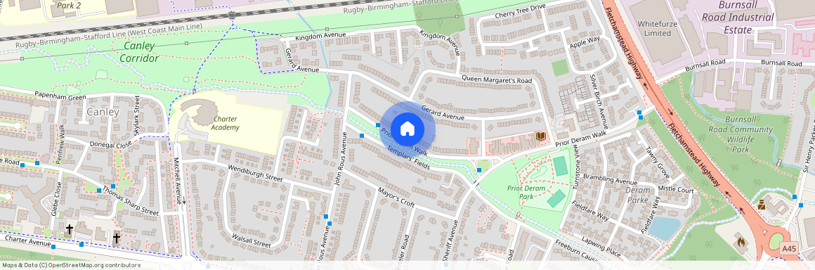 Prior Deram Walk, Canley, Coventry, Cv4 8fs