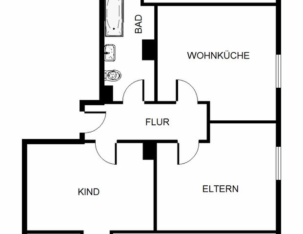 2-Zimmer-Wohnung in Gelsenkirchen Scholven - Photo 1