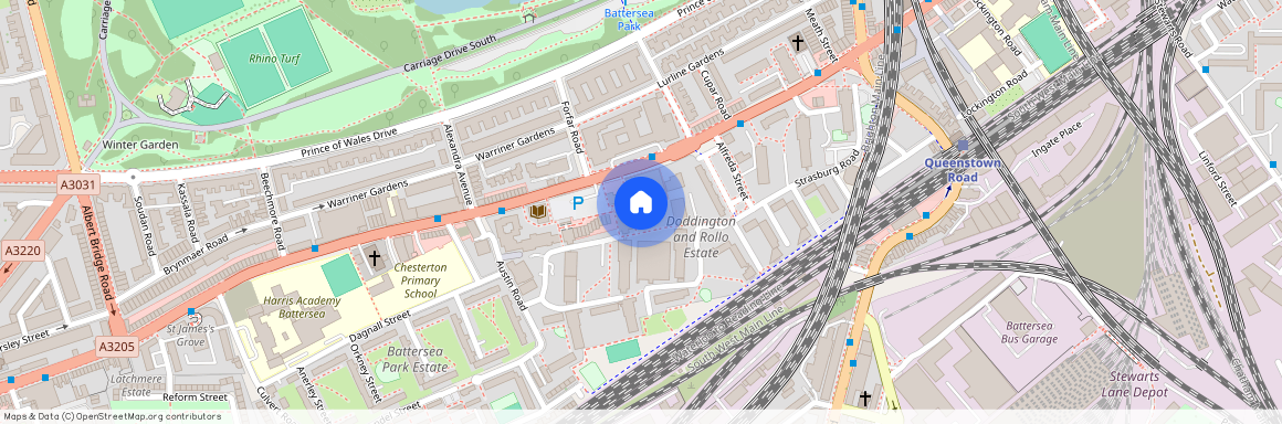 Battersea Park Road, Battersea, London, SW11
