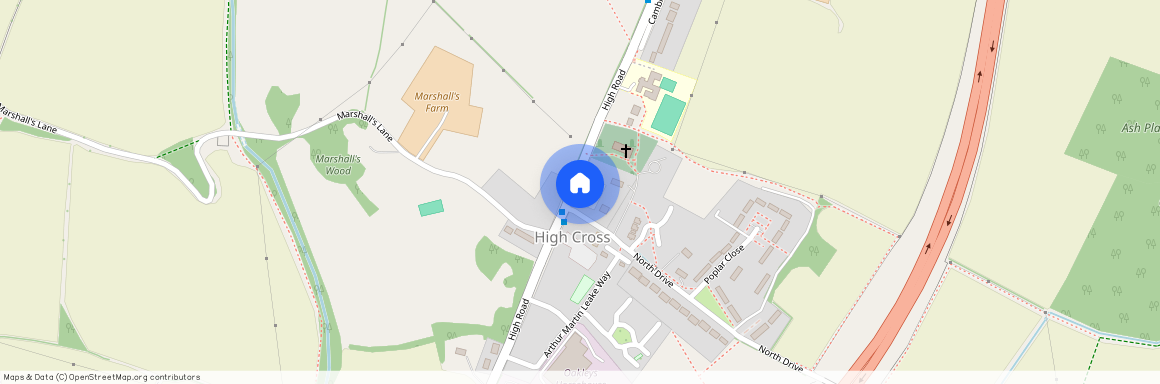 High Cross Service Station, High Road, High Cross