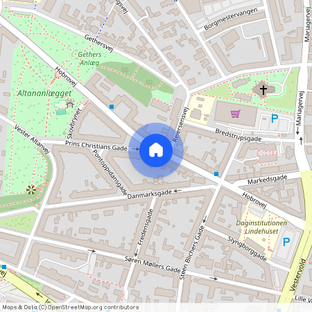Randers C, 1, 4. th., Prins Christiansgade, 8900