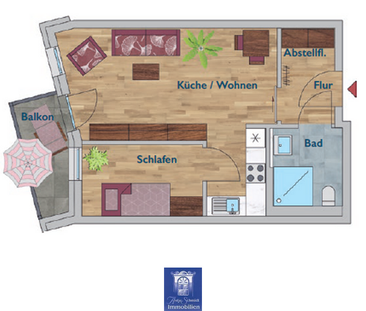 Erstbezug! Charmante Neubauwohnung mit Balkon, schicker EBK und Lift! - Photo 3