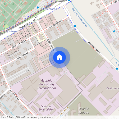 ul. Ząbkowicka, Junikowo, Grunwald, Poznań, wielkopolskie