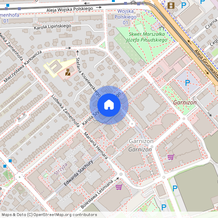 ul. Karola Szymanowskiego, Strzyża, Gdańsk, pomorskie