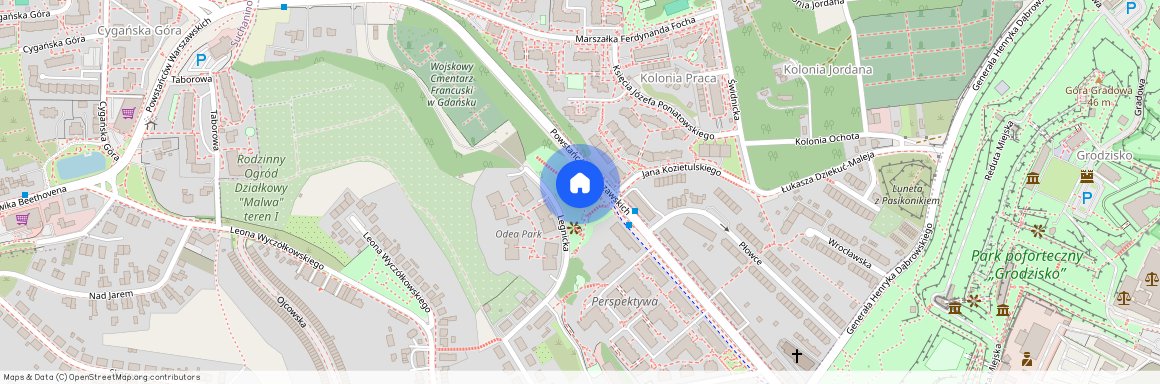 ul. Powstańców Warszawskich, Siedlce, Gdańsk, pomorskie