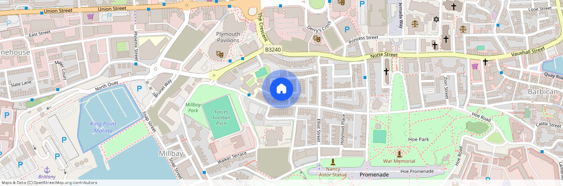 16 St James Place West, Plymouth