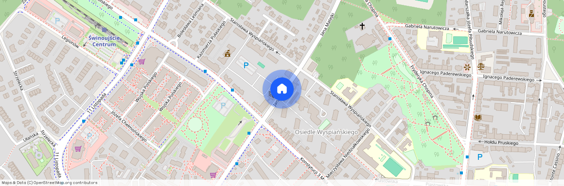 ul. Jana Matejki, Świnoujście, zachodniopomorskie