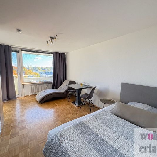 Möbliert - Geschmackvoll möbliertes Businessapartment in der Erlanger Innenstadt - Photo 1