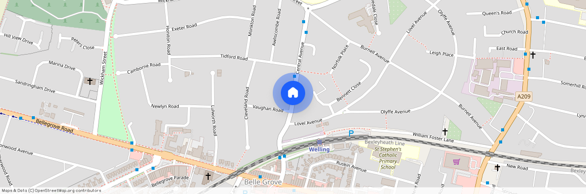 Magenta House, Central Ave, Welling