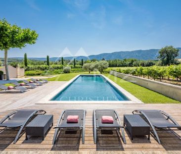 Luberon - Belle maison en pierres avec piscine - Photo 3