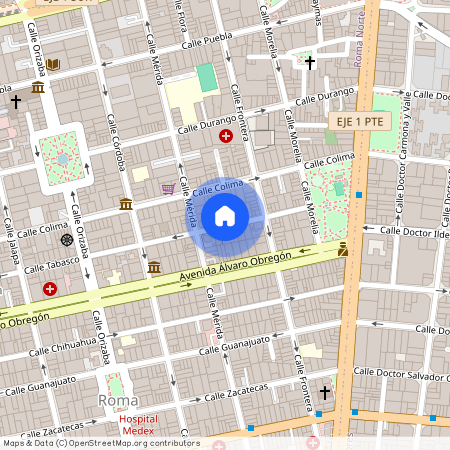 Tabasco, Colonia Roma Norte, C.P. 06700, Df / Cdmx