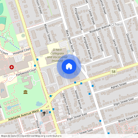 50 Adelaide Ave E and 290 & 300 Mary St N, Oshawa