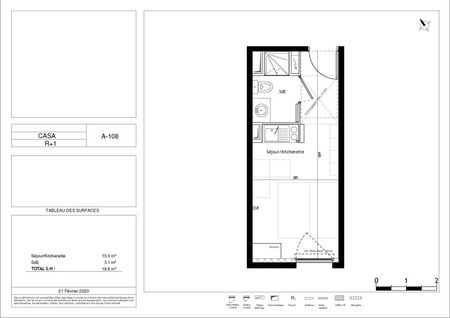Location Appartement 1 pièce 18m² MONTPELLIER 34000 - Photo 2