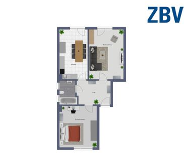 Kernsaniertes Schmuckstück mit hochwertigem Parkettboden - Photo 3