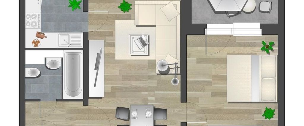 2-Raum-Wohnung - Foto 1