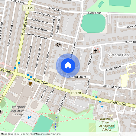 Sandown Lane, Liverpool, L15