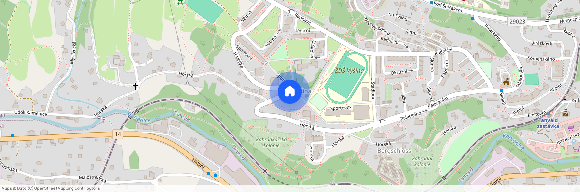 Sportovní 554, Tanvald