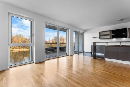 Wohnen am Wasser in Bestlage – Exklusive 3-Zimmer-Wohnung mit zwei Balkonen direkt an der Lesum - Photo 3