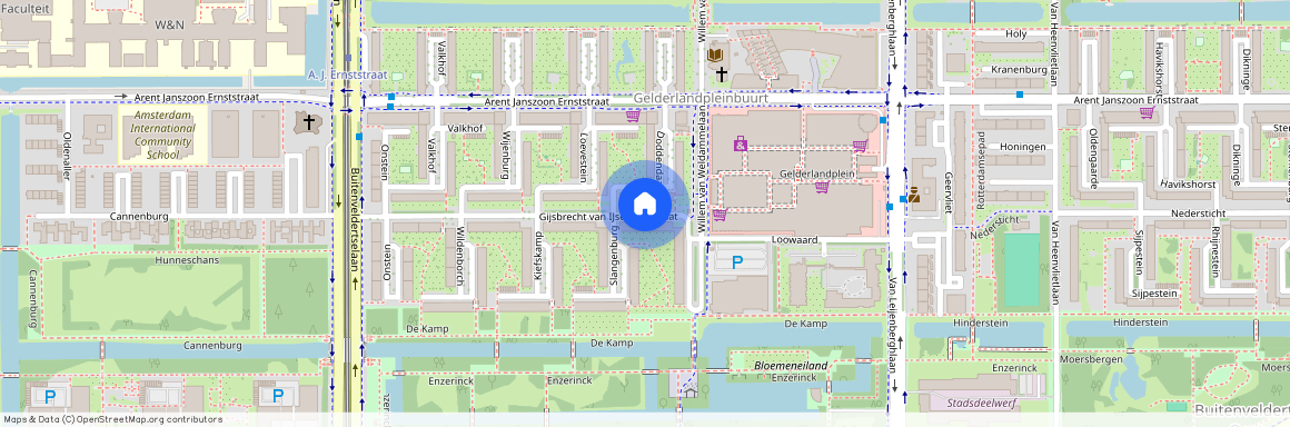 Buitenveldert-West, 1082 KE, Gijsbrecht van IJselsteinstraat, Amsterdam