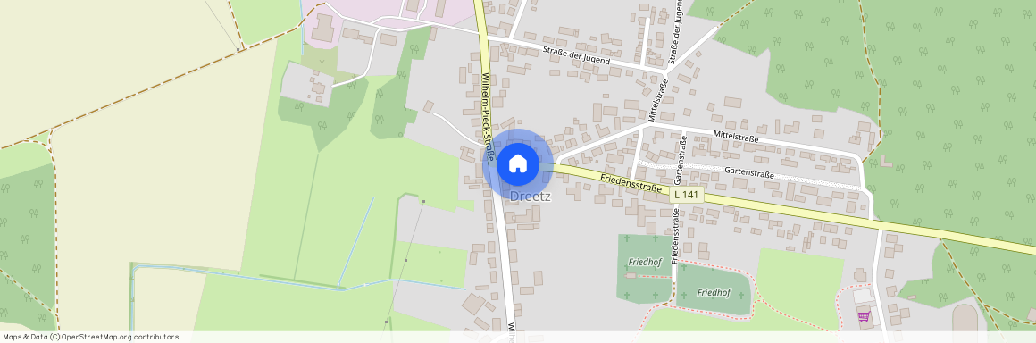 Friedenstraße 1, 16845 Dreetz