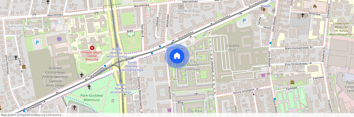 ul. Wojskowa, Grunwald, Grunwald, Poznań, wielkopolskie