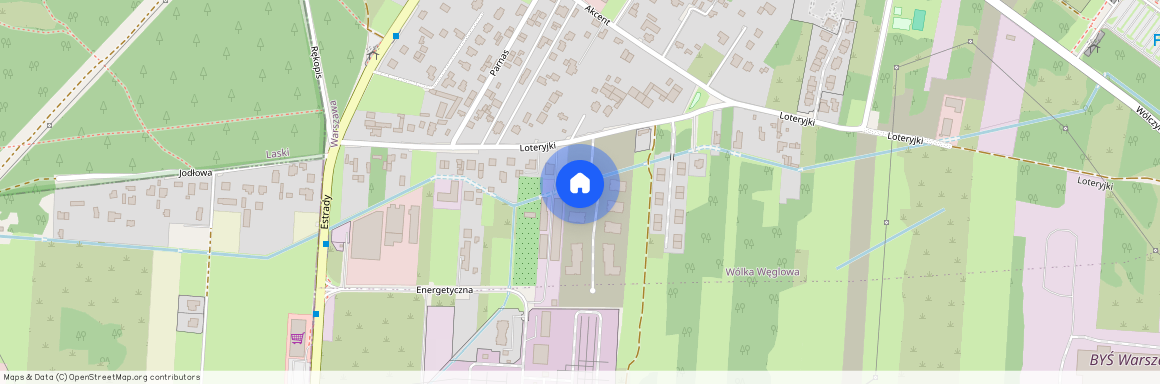 ul. Loteryjki 69D, Wólka Węglowa, Bielany, Warszawa, mazowieckie