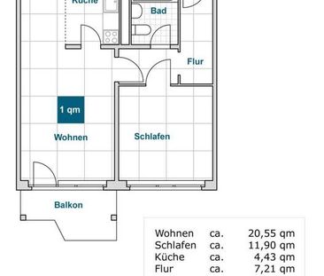 Smarter Wohnen: ansprechende 2-Zimmer-Wohnung - Foto 3