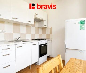 Pronájem bytu 1+1, ul. Filipova, Brno - Bystrc, lodžie, klidná loka... - Fotografie 3