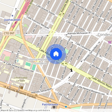 Calle Alfonso Reyes 107, Hipódromo Condesa, 06170 Mexico City, CMX, Mexico