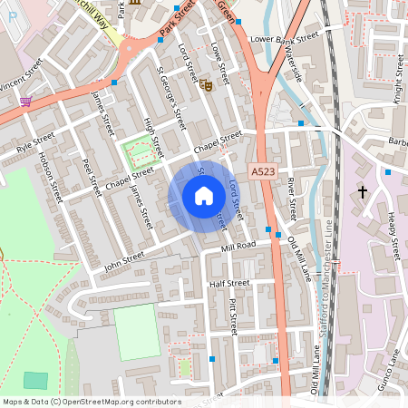St. Georges Street, Macclesfield, Cheshire, SK11